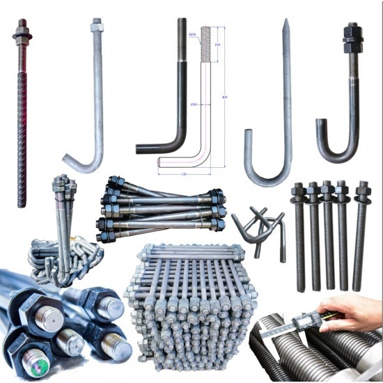 J Bolt, L Bolt, Stud Bolt, Anchor Bolt และงานสั่งทำต่างๆ ตามแบ